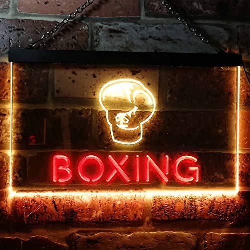 Gym Boxing Dual LED Neon Light Sign